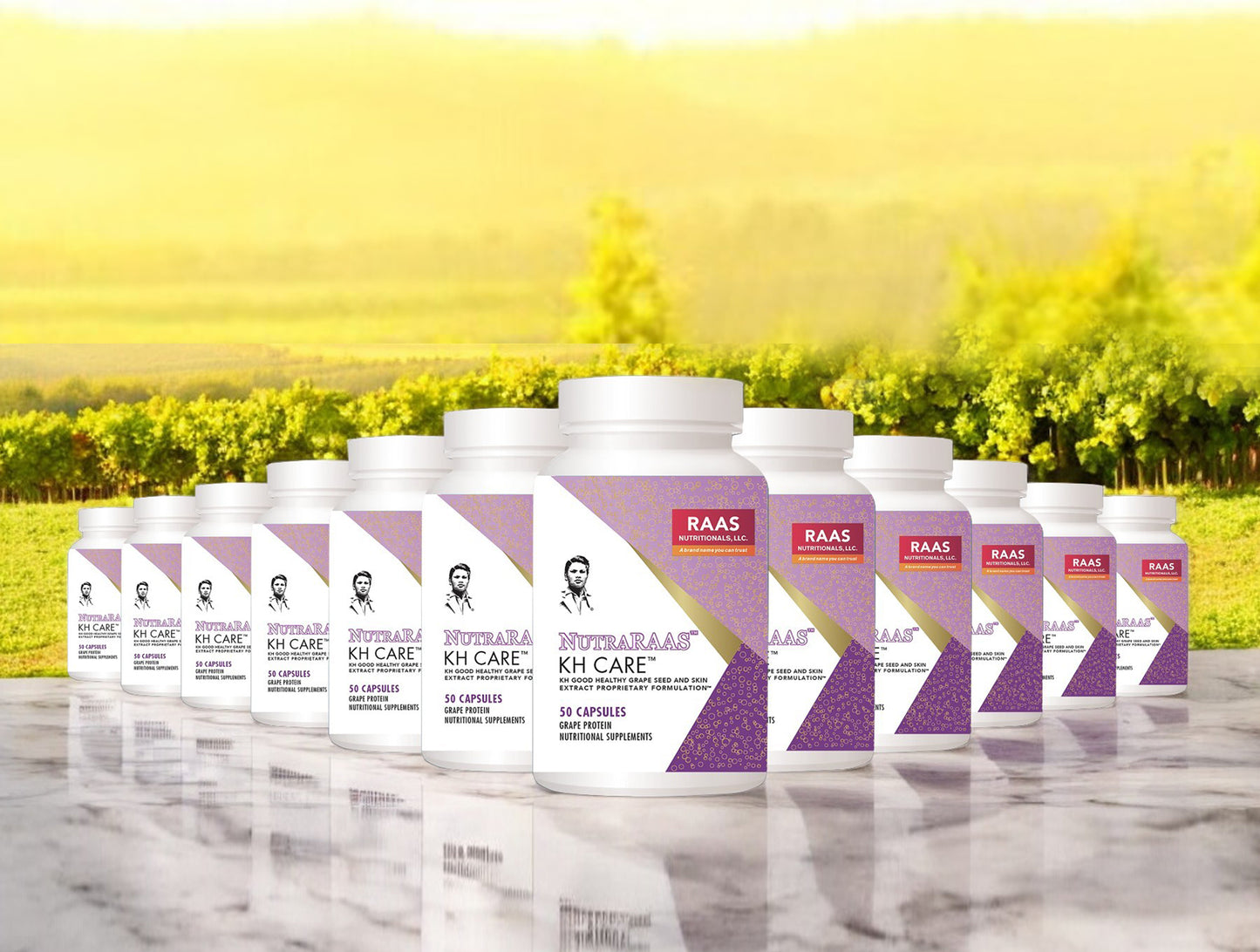 NutraRAAS™ KH Care™ – 12 Bottle Package (600 Capsules)